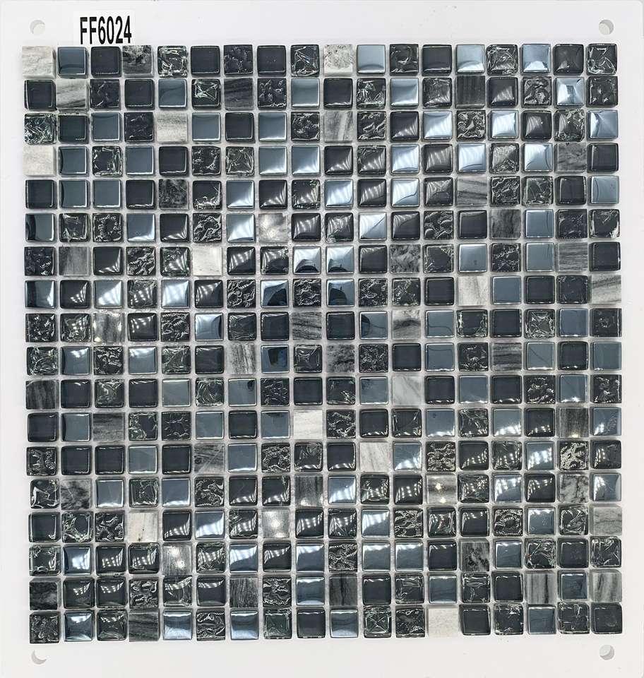 [DSC-2607-44387] Gạch Mosaic Thủy Tinh Crystal TuMaQ FF6025 - 300x300mm