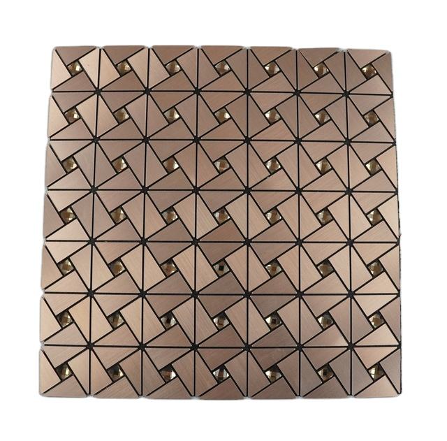 [DSC-2607-39958] Gạch Mosaic Thủy Tinh Iridescent Huajinde 005 - 30x30cm Phong Cách Hiện Đại