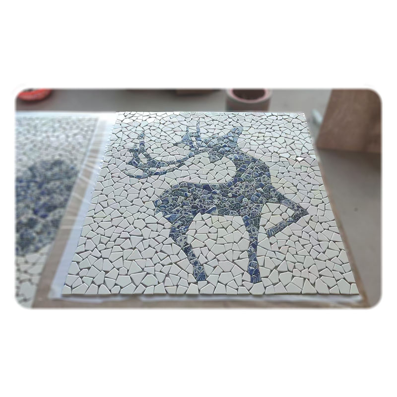 [DSC-2608-41957] Gạch Mosaic Thủy Tinh VATTI M-33 - Trang Trí DIY Phong Cách Truyền Thống