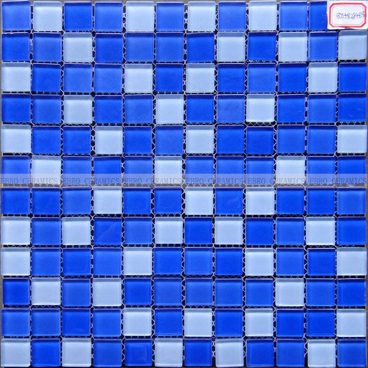 [DSC-2607-85419] Gạch Mosaic Thủy Tinh Bể Bơi 20x20mm EBRO SL0081 - Vuông Nhỏ