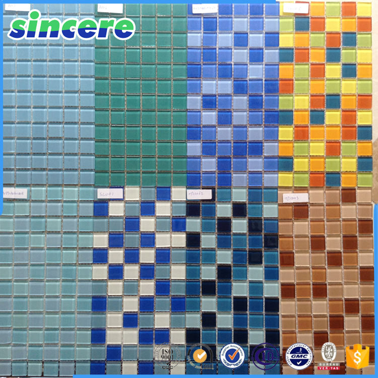 [DSC-2607-69026] Gạch Mosaic Thủy Tinh Bể Bơi Sincere HP25011 - 300x300mm