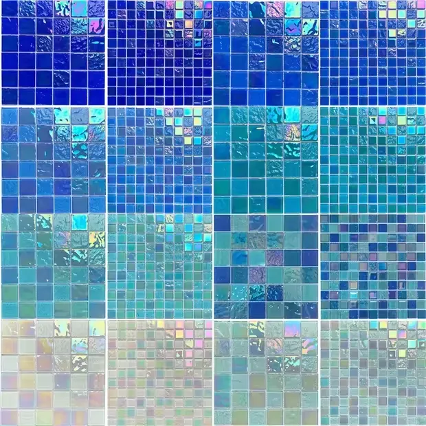 [DSC-2607-69909] Gạch Mosaic Bể Bơi Glass 300x300mm - Thiết Kế Sang Trọng