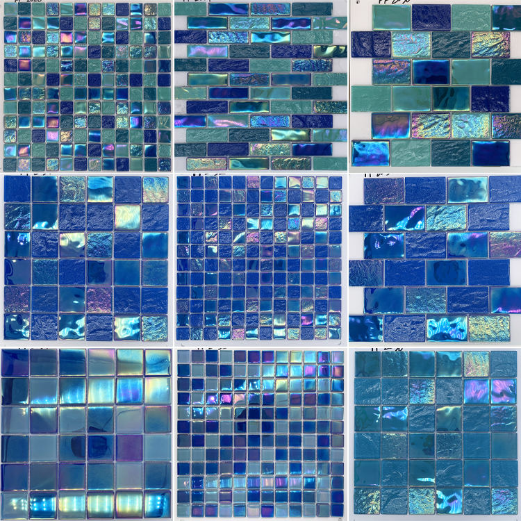 [DSC-2607-36985] Gạch Mosaic Bể Bơi Glass Tile Foshan Gree - Kích Thước 300x300mm