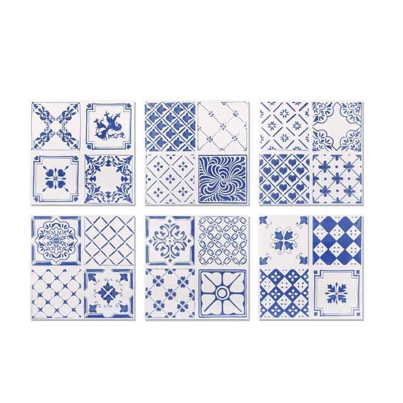[DSC-2607-15557] Gạch Mosaic Gốm Sứ Hoa Văn Maroc Xanh 300x300mm Stone4home