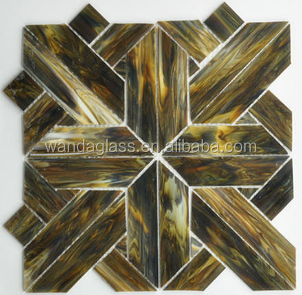 [DSC-2607-31682] Gạch mosaic kính hồ bơi cao cấp, gạch phòng tắm phối màu đa sắc dùng trang trí