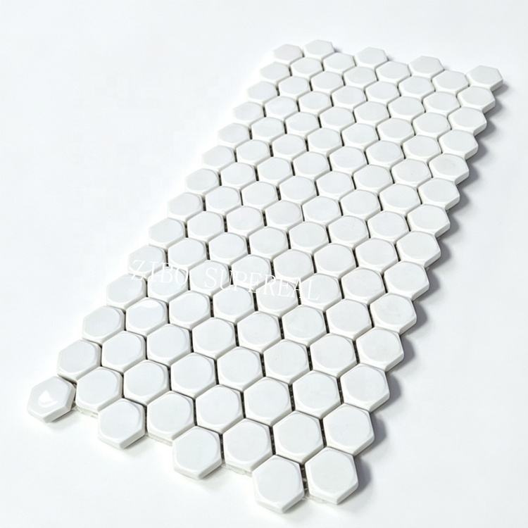 [DSC-2607-13563] Gạch Mosaic Lục Giác Alumina Ceramic 92% Al2O3 - Chống Nén Cao