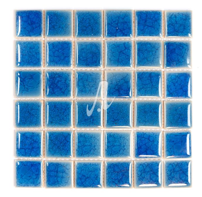 [DSC-2608-28294] Gạch mosaic bể bơi xanh dương đậm 5x5
