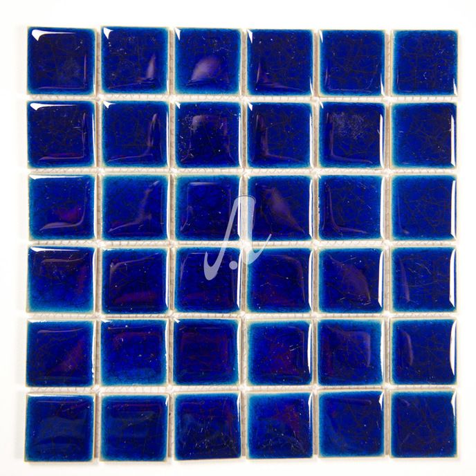 [DSC-2608-22299] Gạch mosaic bể bơi xanh đậm hải 5x5