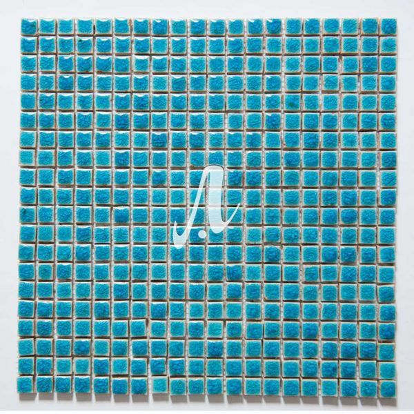 [DSC-2608-20003] Gạch mosaic bể bơi xanh dương nhạt 1x1