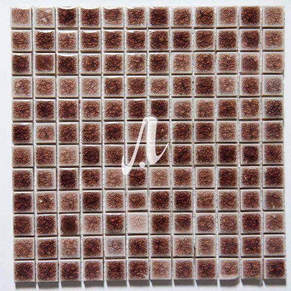 [DSC-2608-22172] Gạch mosaic vuông nâu nhạt 2.3x2.3