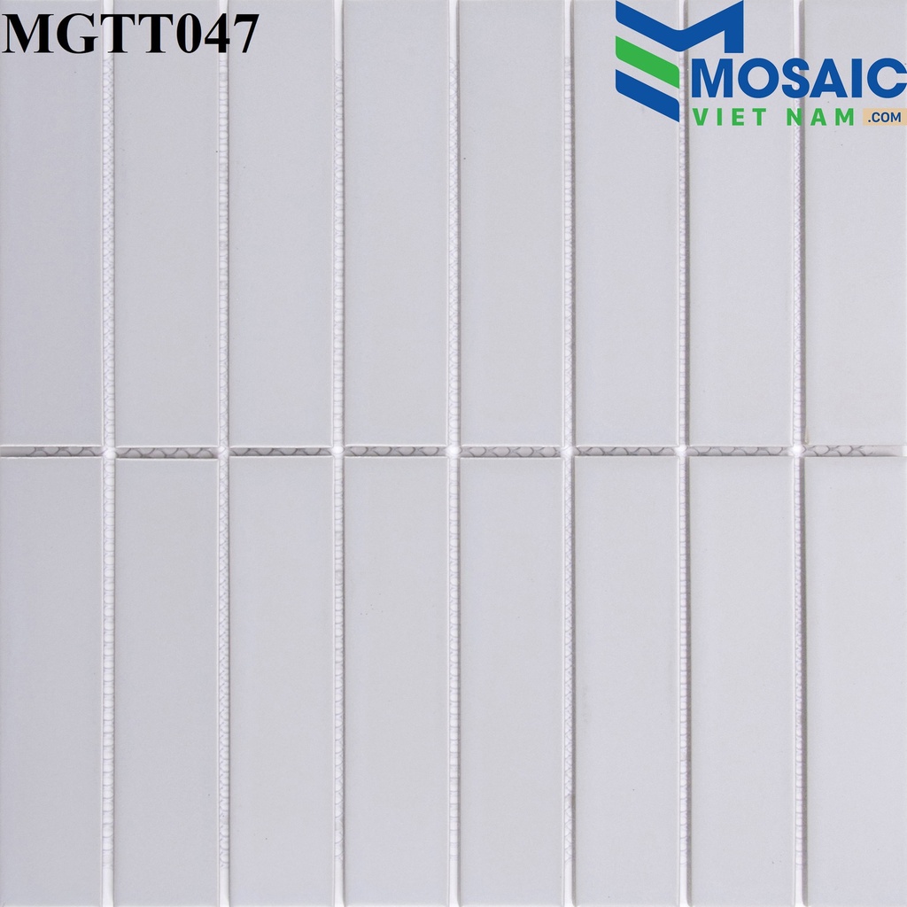 [DSC-2608-87458] Gạch Mosaic Gốm thẻ Men Mịn 32.5x145mm MGTT047