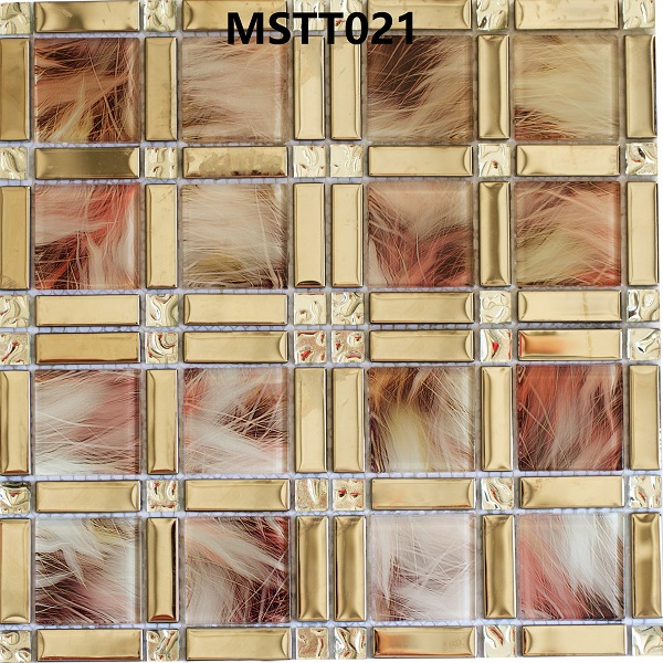 [DSC-2608-40673] Gạch Mosaic Thủy tinh tĩnh điện MSTT 021