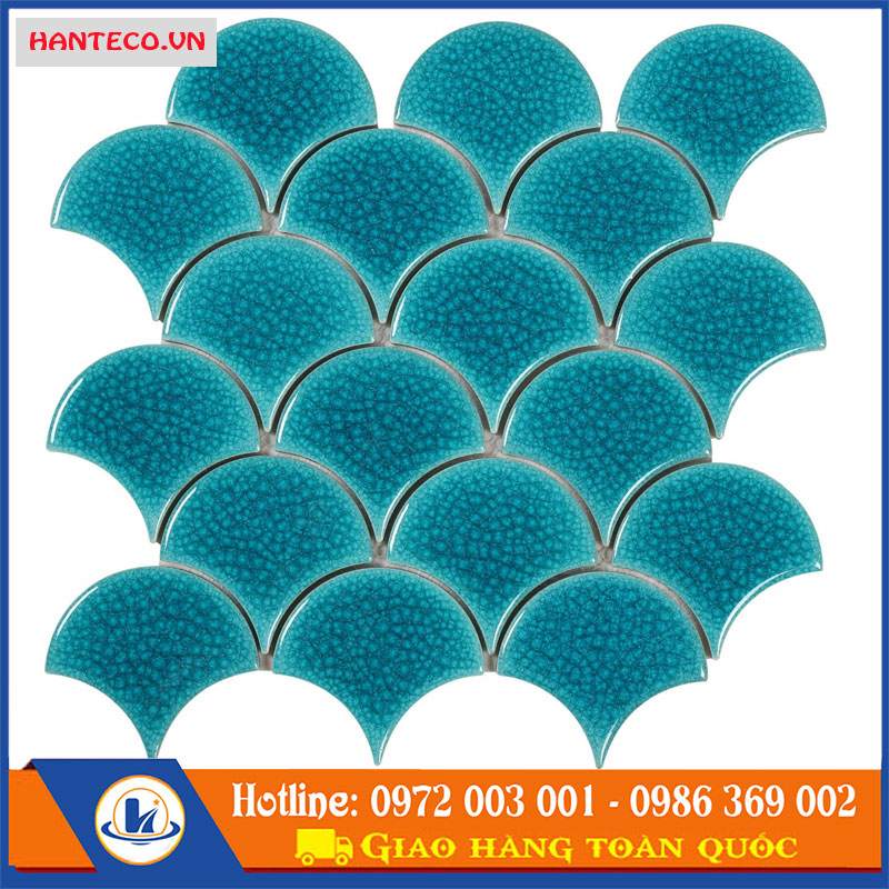 [DSC-2608-36634] GẠCH MOSAIC VẢY CÁ MEN RẠN 1 LỚP HTCF 01 | A1