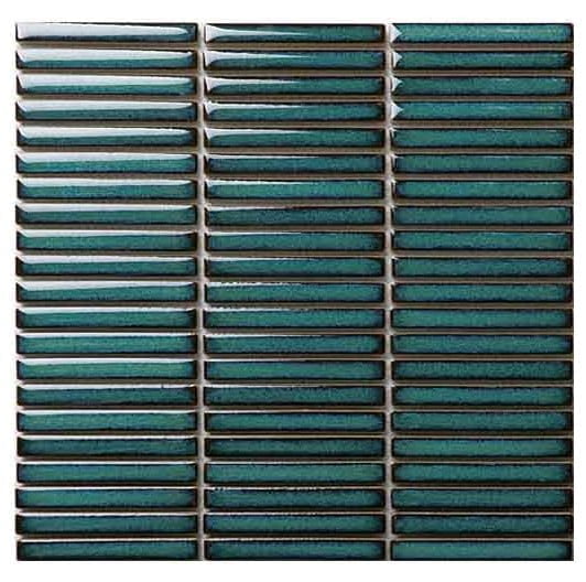 [DSC-2608-26907] GẠCH MOSAIC MÀU XANH LÁ ĐẬM MHT018
