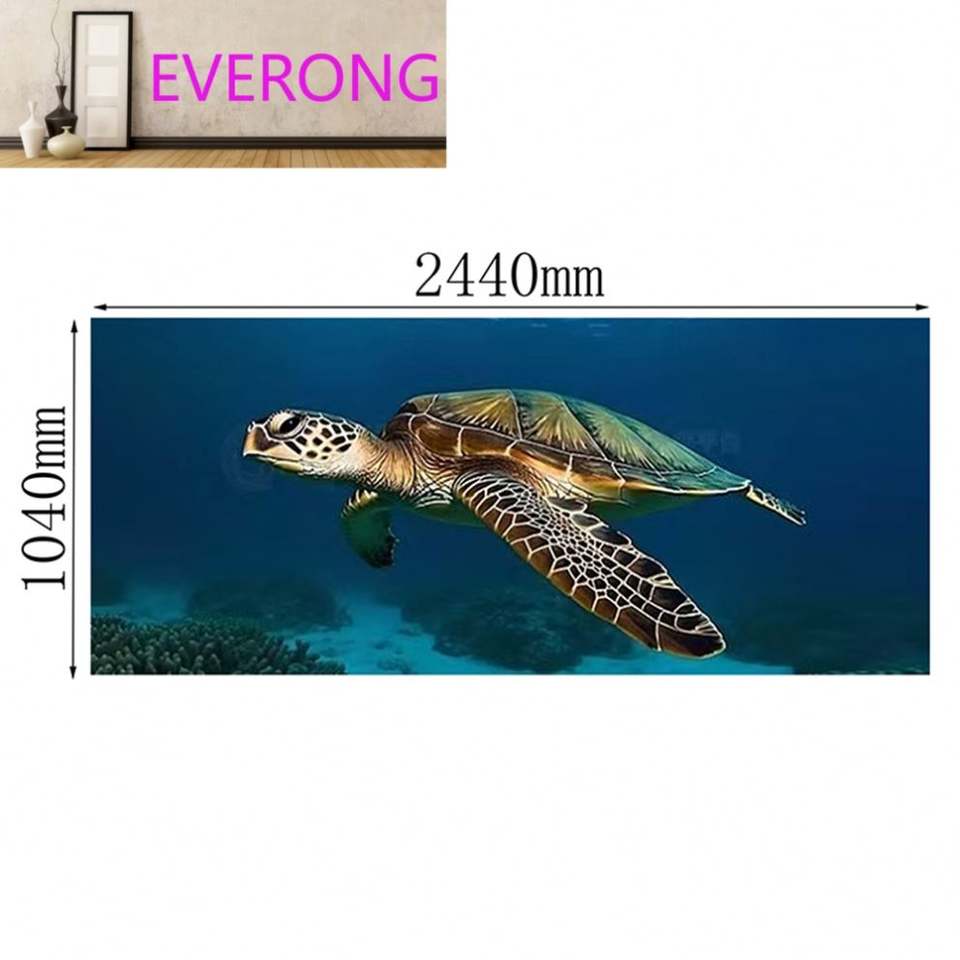 [DSC-2607-76399] Gạch Mosaic Kính Hình Rùa Everong - Trang Trí Bể Bơi & Biệt Thự