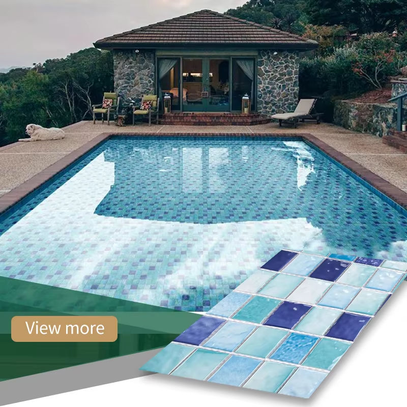 [DSC-2607-41601] Gạch mosaic gốm sứ xanh UROSIA Y97G05 300 x 300 mm cho hồ bơi