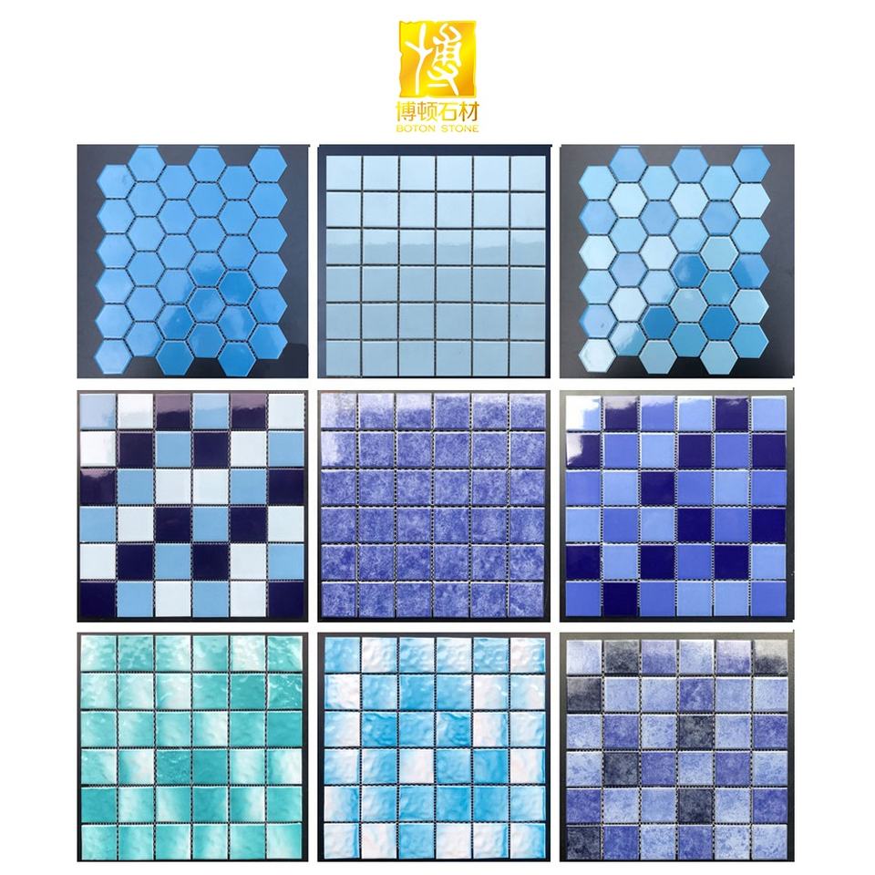 [DSC-2607-70122] Gạch Mosaic Ceramic BOTON STONE BTM004 - Lát Tường Phòng Tắm Hiện Đại