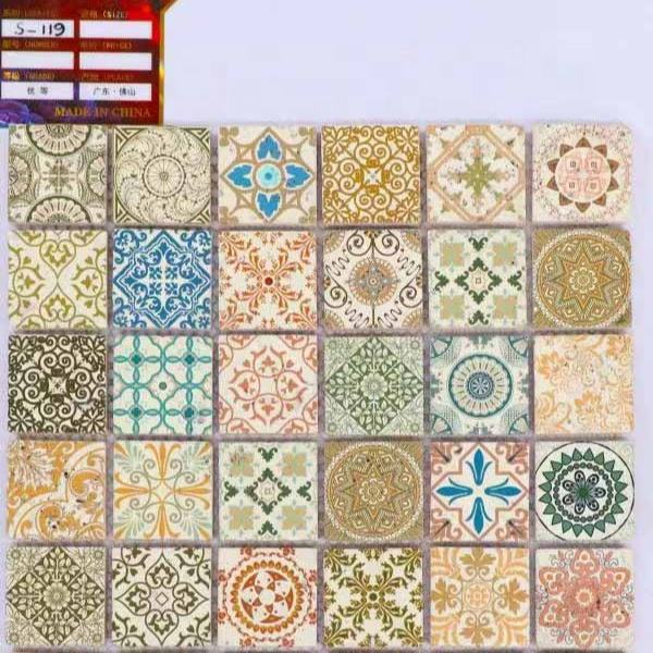 [DSC-2607-65189] Gạch Mosaic Gốm Sứ Ngoài Trời 300x300mm COLOURSUN BSXW108