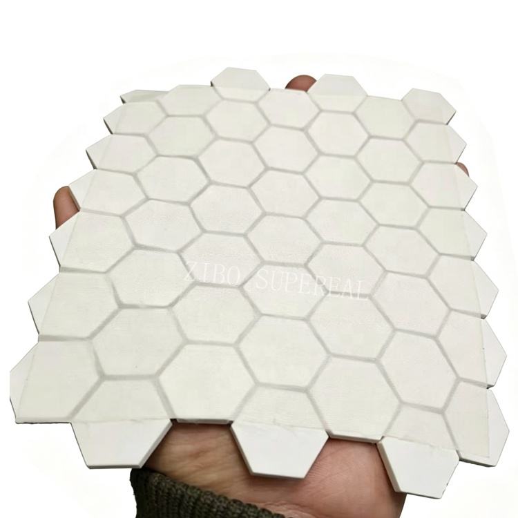 [DSC-2607-75276] Gạch Ceramic Lục Giác Al2O3 92% Chống Mài Mòn Công Nghiệp