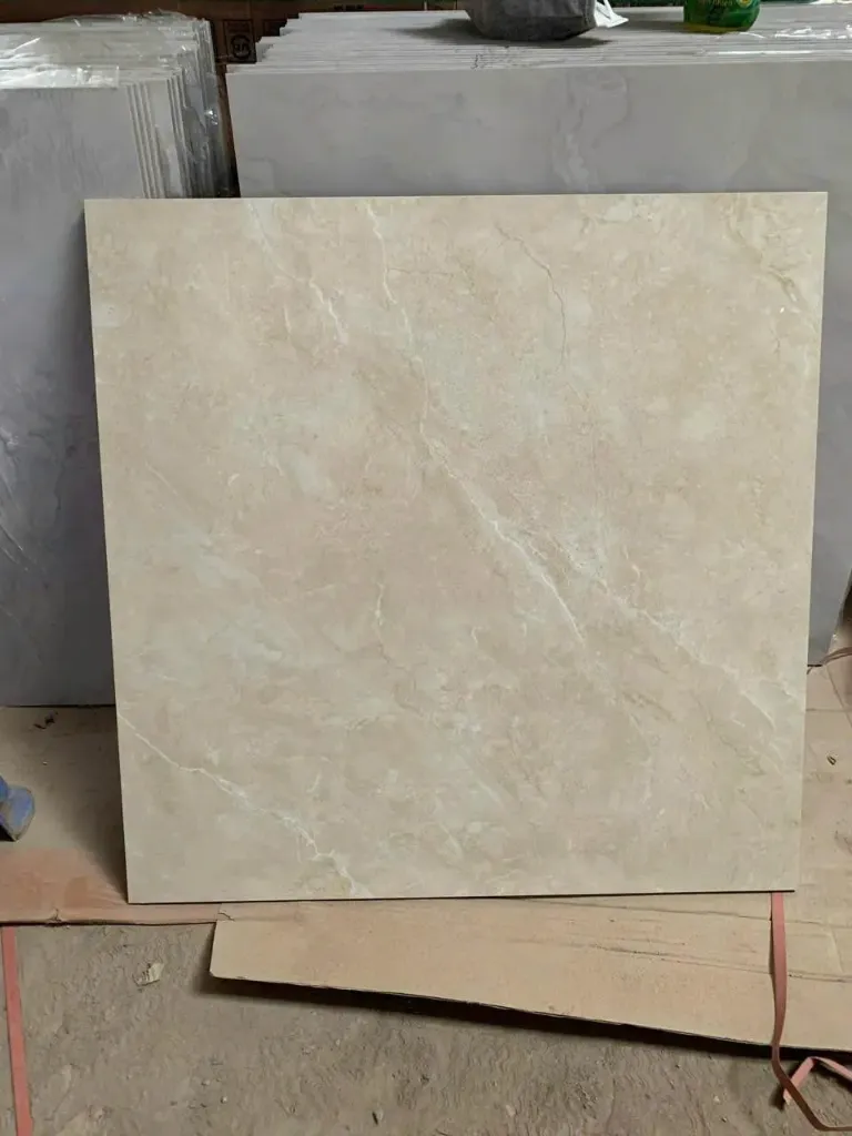 [DSC-5766] Gạch ốp lát men bóng màu vàng, KT 600x600mm, mã 5766 (4v/hộp/1.44m2)