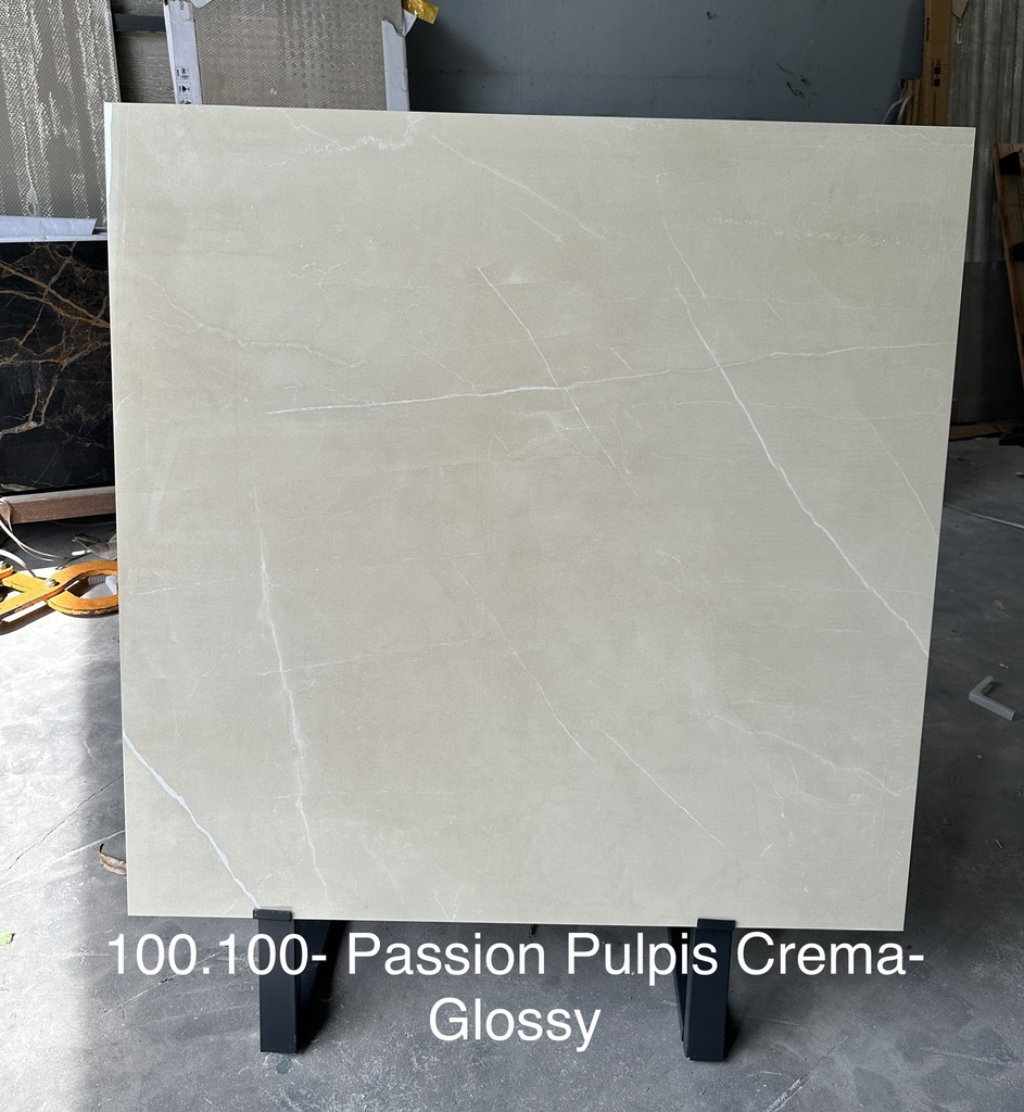 Gạch Ấn Độ 1000x1000mm Passion Pulpis Crema-Glossy