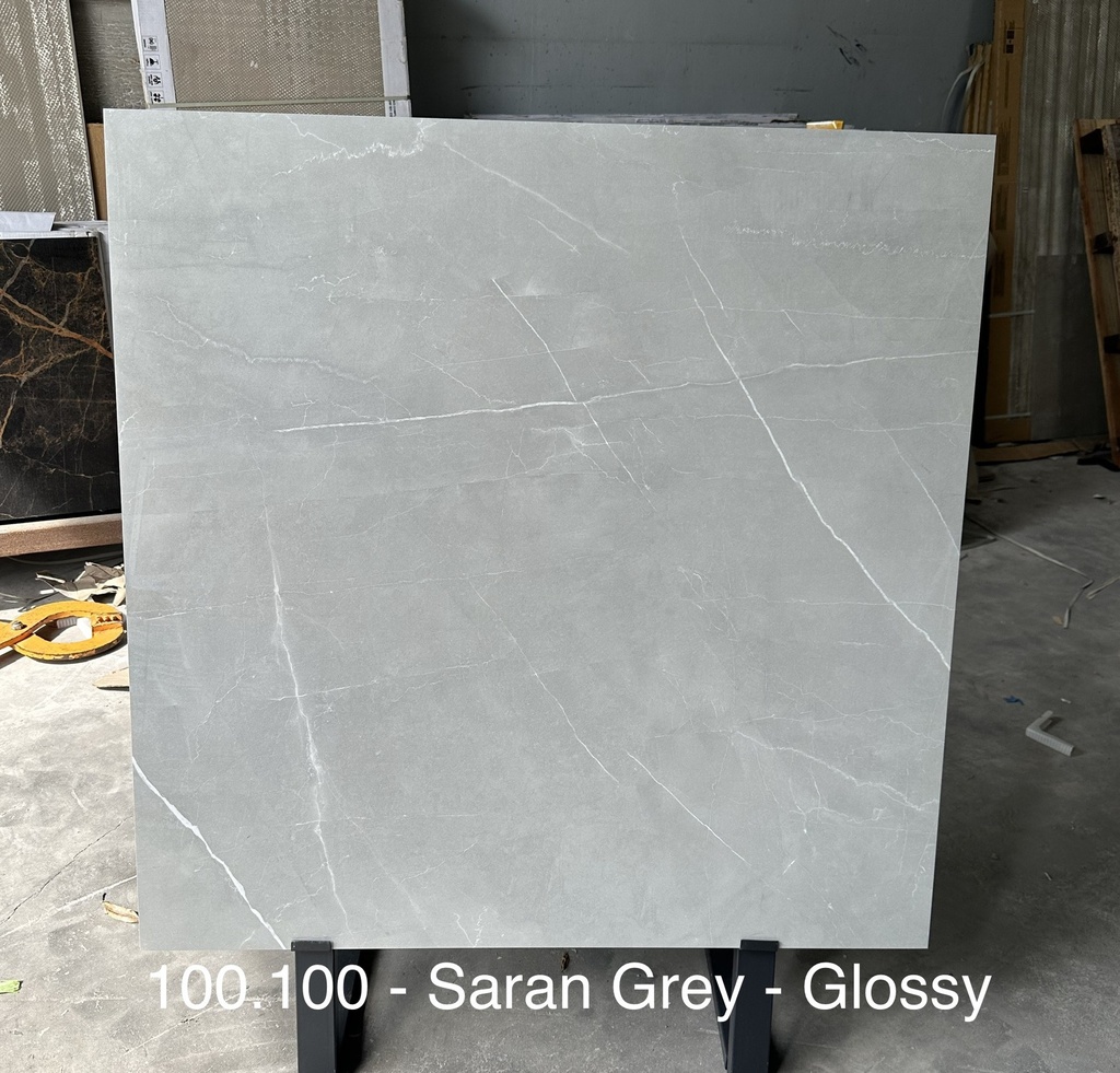 Gạch Ấn Độ 1000x1000mm Saran Grey - Glossyx