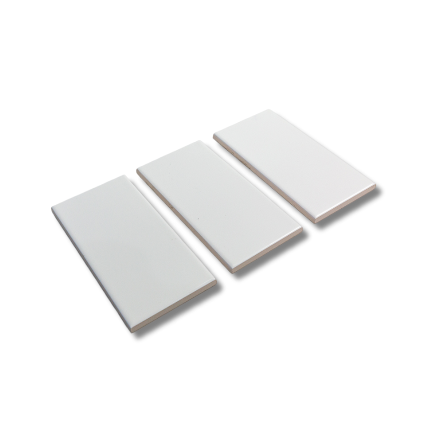 [cũ4973PSTA75156(0281P)] Gạch thẻ trang trí cao cấp VN, KT 75x150 màu trắng mờ phẳng mã PSTA75156 (0281P) loại ưu