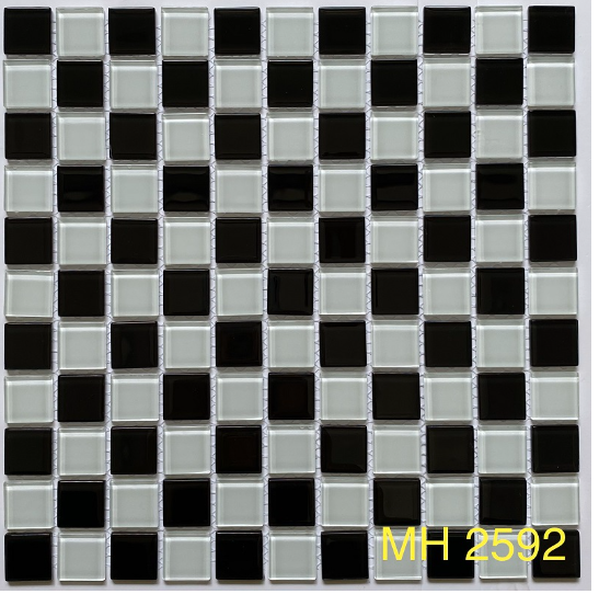 Gạch Mosaic thủy tinh 25x25 mã MH 2592