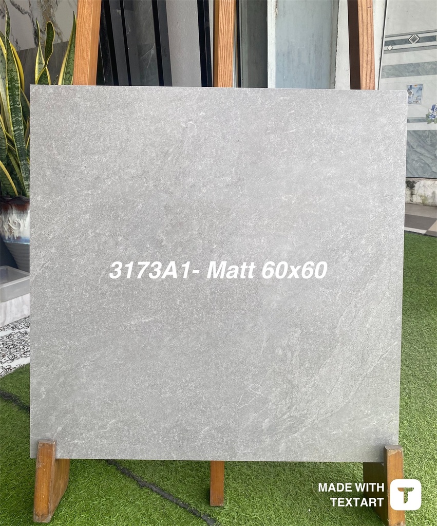 Gạch 600x600mm  men matt xương đá 3173A1