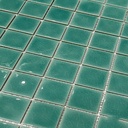 Gạch Mosaic gốm rạn đơn xanh ngọc 48x48mm mã  IID55434