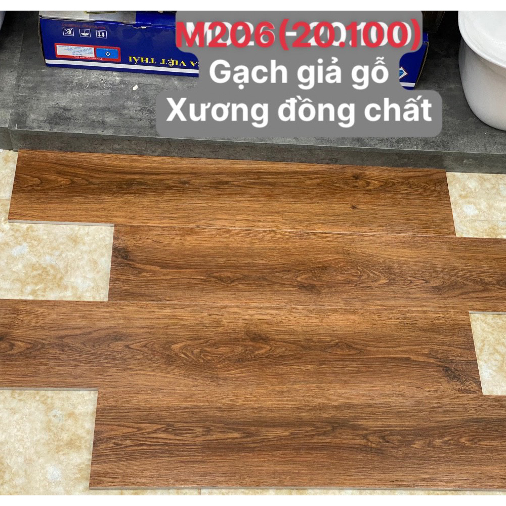 Gạch giả gỗ KT 200x1000mm mã M206