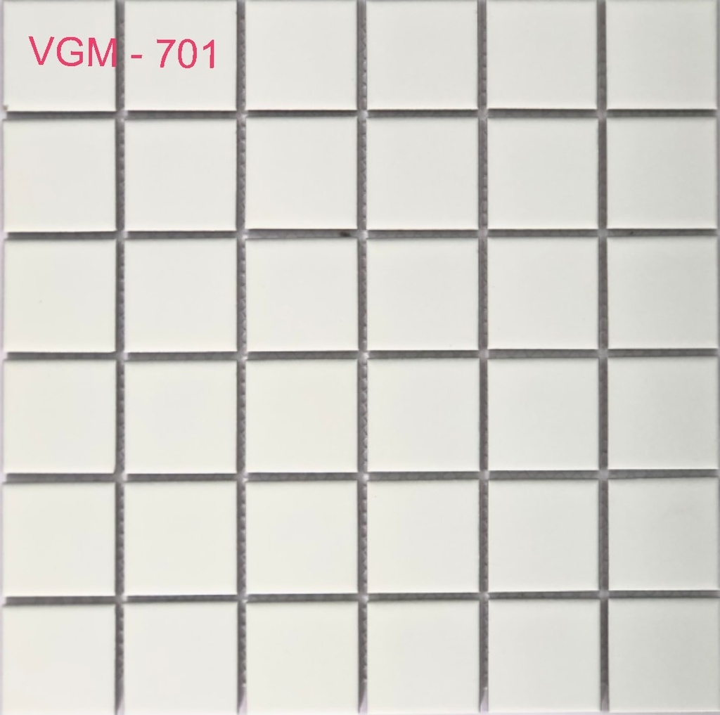 Gạch Mosaic gốm viên 48x48mm mã VGM - 701