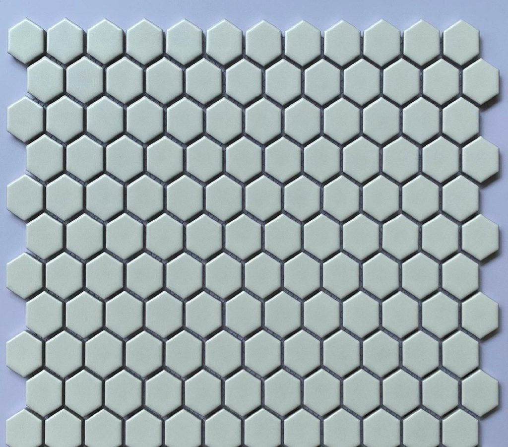 Gạch Mosaic lục giác trắng bóng mã VIM - 3202