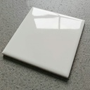 Gạch thẻ 100x100mm trắng bóng phẳng B101