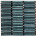 Gạch Mosaic thanh nhỏ xanh lá rạn 92TTEB-D77