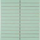 Gạch Mosaic 284x295mm thanh nhỏ xanh mint mờ Y22F25M