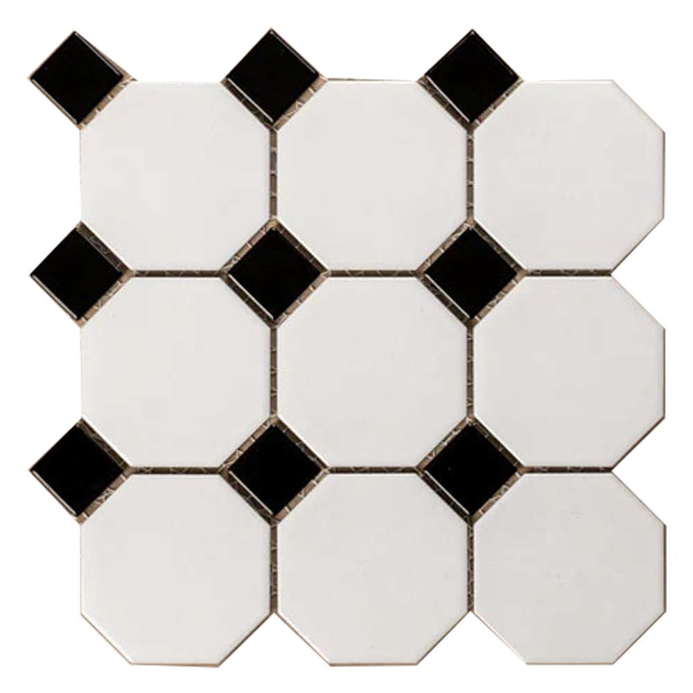 Gạch mosaic bát giác 295x295mm trắng R2950Y7