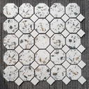 Gạch mosaic giả Terrazzo bát giác INT63