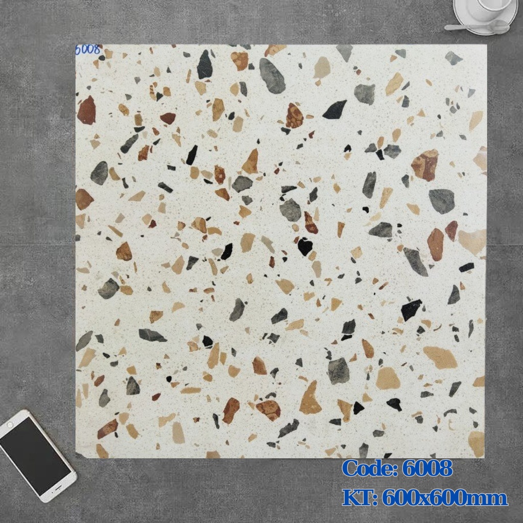 Gạch Terrazzo KT 600x600mm 6008