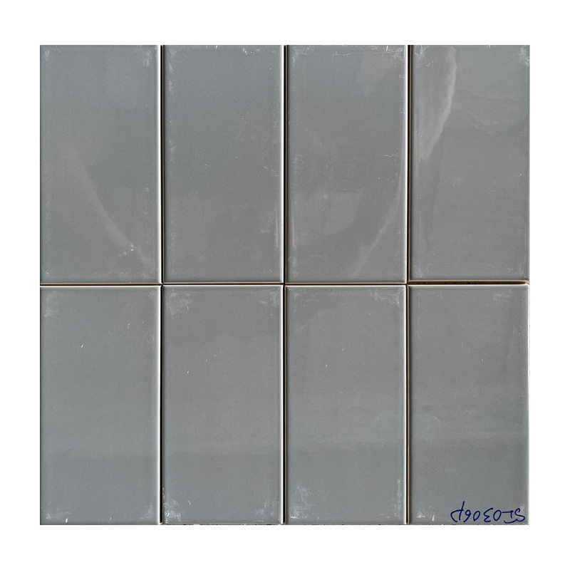 Gạch thẻ Việt Nam   KT 75x150mm xám bóng phẳng loại​​ 1 mã SI0306P