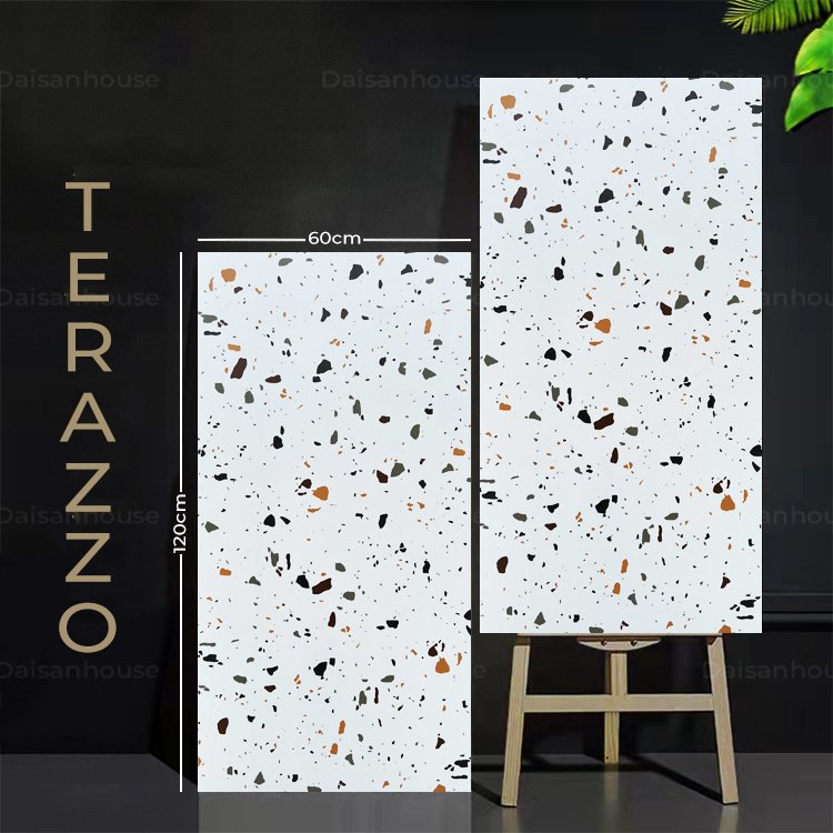 Gạch khổ lớn Terrazzo KT 600x1200mm mã 126027