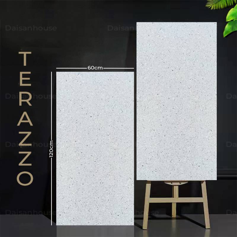 Gạch khổ lớn Terrazzo KT 600x1200mm mã 12656