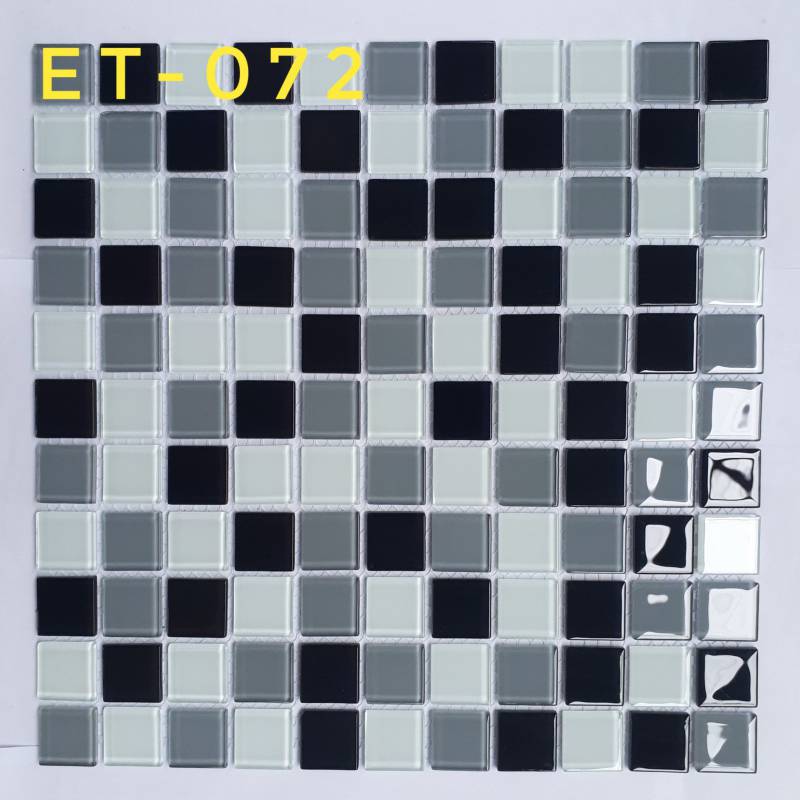 Gạch mosaic thủy tinh 25x25x3.8mm ET-072