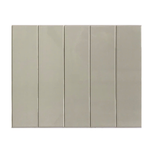 Gạch thẻ xám bóng phẳng 75x300mm CGR0312P