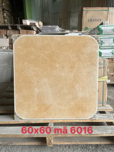 Gạch giả cổ TQ, KT 600x600mm men matt mã 6016