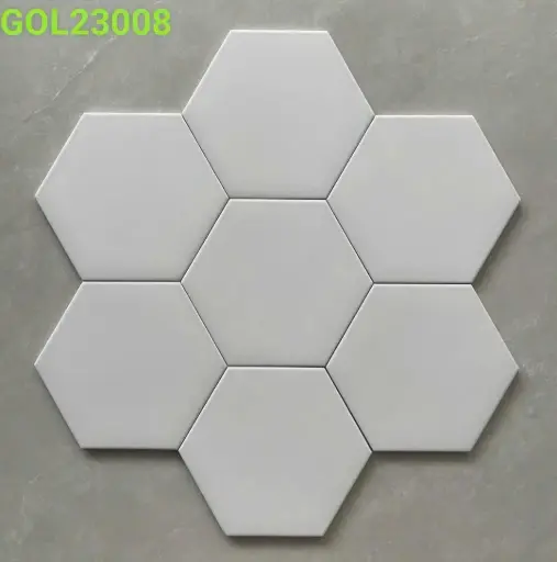 Gạch lục giác trắng mã GOL23008 (1h/1m/29v)