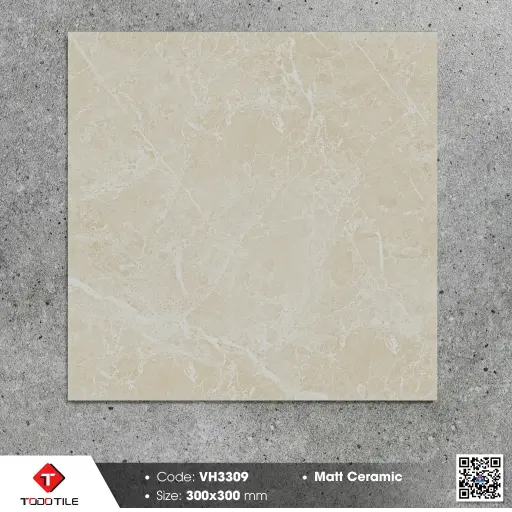 Gạch ceramic KT 300x300mm men matt mã VH3309