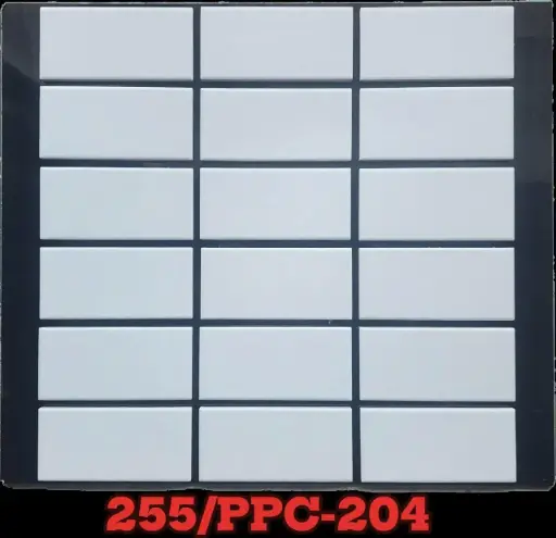 Gạch ốp tường Inax, KT vỉ 300x300mm, mã 255/PPC-204 (22 vỉ/thùng/1.96m2)
