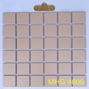 Gạch Mosaic gốm sứ màu hồng 48x48x6mm MHG 4805