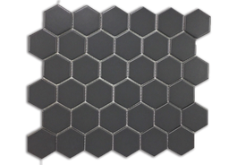 [MT30071] Gạch Mosaic lục giác màu xám 51x59cm MT30071